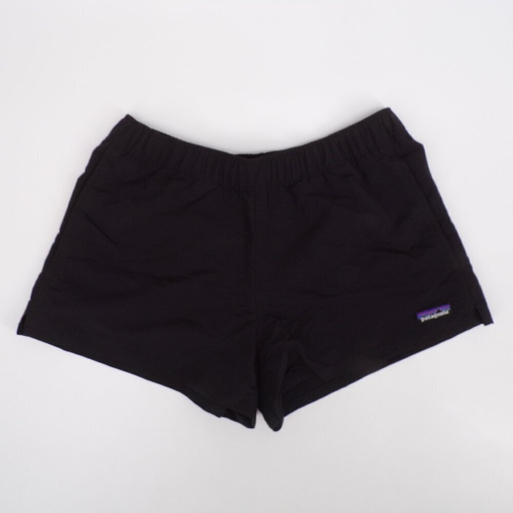 Patagonia Women's Black XS Running Athletic Shorts Drawstring Hidden Pocket